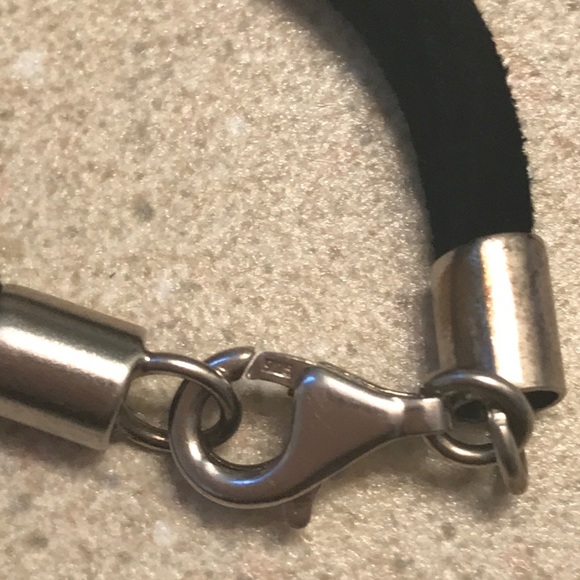 925 Sterling silver black onyx’s necklace - Picture 4 of 4